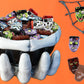 Fruidles Halloween Monster Faces Mummies, Trick-Or-Treat Party Bag Fillers, Individually Wrapped in Multi-color Eye Design Foils