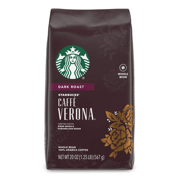 Starbucks Dark Roast Whole Bean Coffee - Caff Verona - 100% Arabica - 1 Bag (20 Oz.)