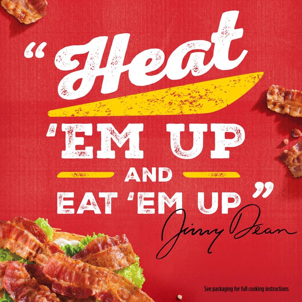 Jimmy Dean Hickory Smoked Bacon, 2.2 oz, Model 10188500436