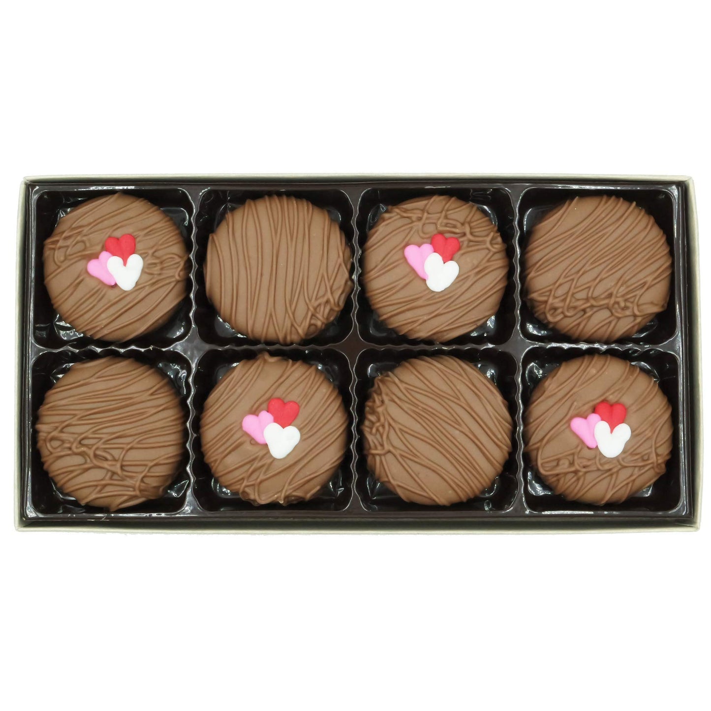 Philadelphia Candies Milk Chocolate Covered OREO Cookies, 8 Ounce, Valentines Day Gift
