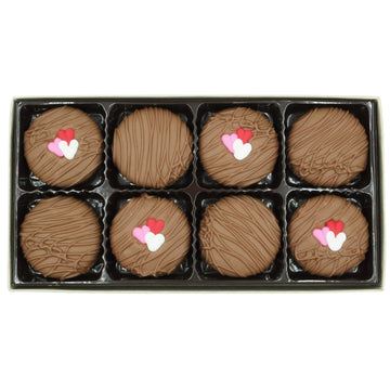 Philadelphia Candies Milk Chocolate Covered OREO Cookies, 8 Ounce, Valentines Day Gift