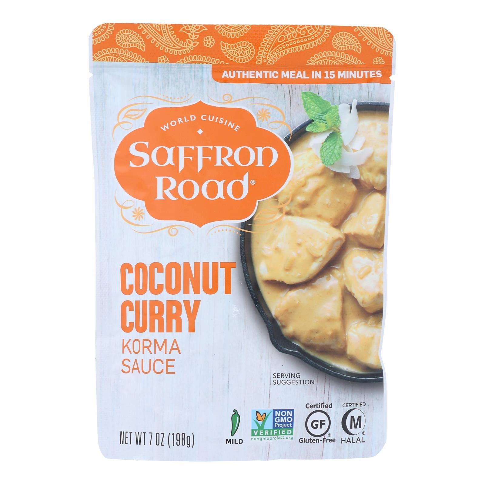 Saffron Road Korma Simmer Sauce, 7 Ounce - 8 Per Case.8