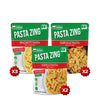 Pasta Zing Microwavable Variety Pasta Pack of 7 | 2x Farfalle | 3x Spaghetti | 2x Fusilli Pasta | Microwave Pasta Ready To Eat i