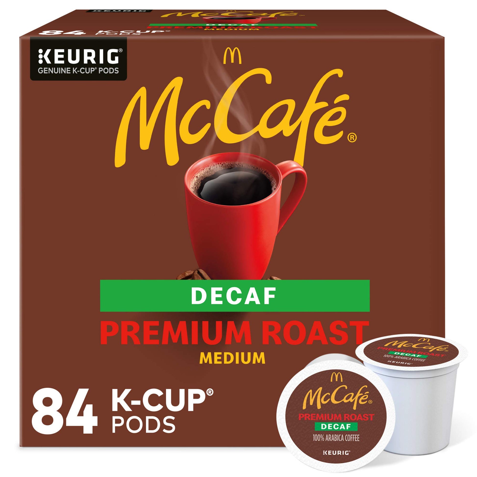 Mccafe Premium Roast Decaf, Keurig Single Serve K-Cup Pods, Medium Roast Coffee Pods, 84 Count