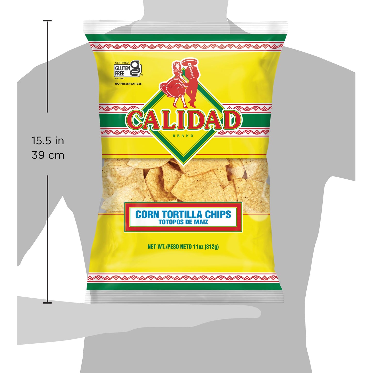 Calidad Corn Tortilla Chips, 11 Oz