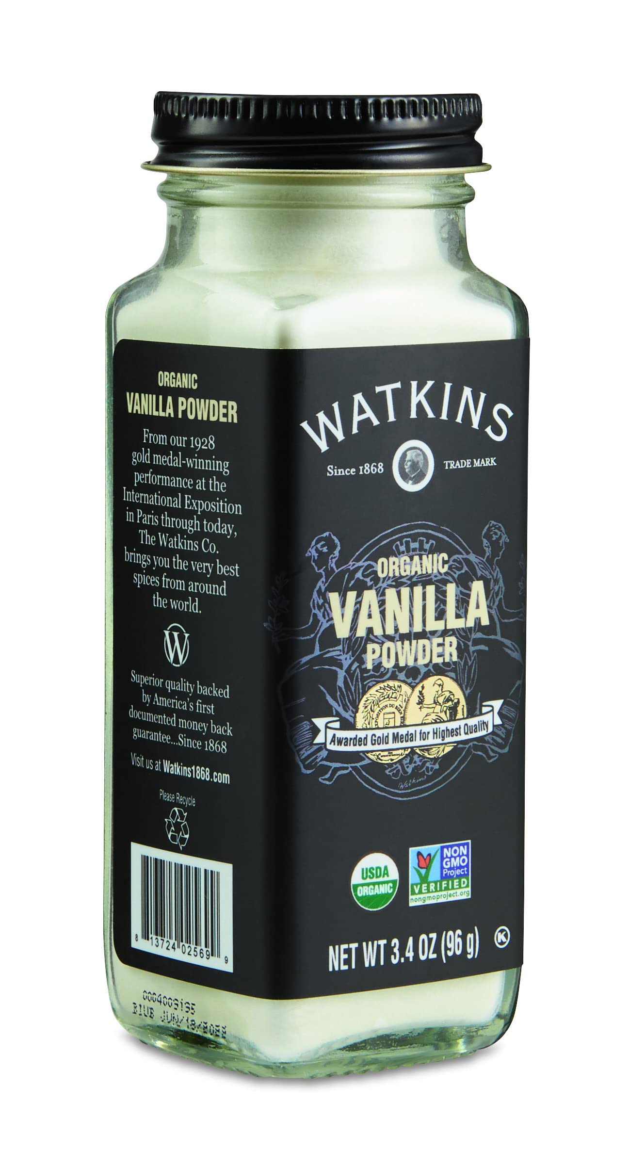 Watkins Organic Vanilla Powder 3.4 Oz.