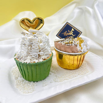 Sprinkles For Cake Decorating, Gold Sanding White Pearl Silver Jimmies Sprinkles Mix For Ice Cream Brownie Cookie Cupcake Baking
