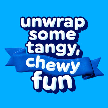 Airheads Candy Blue Raspberry Taffy, Individually Wrapped Full Size Bars, 36 Count