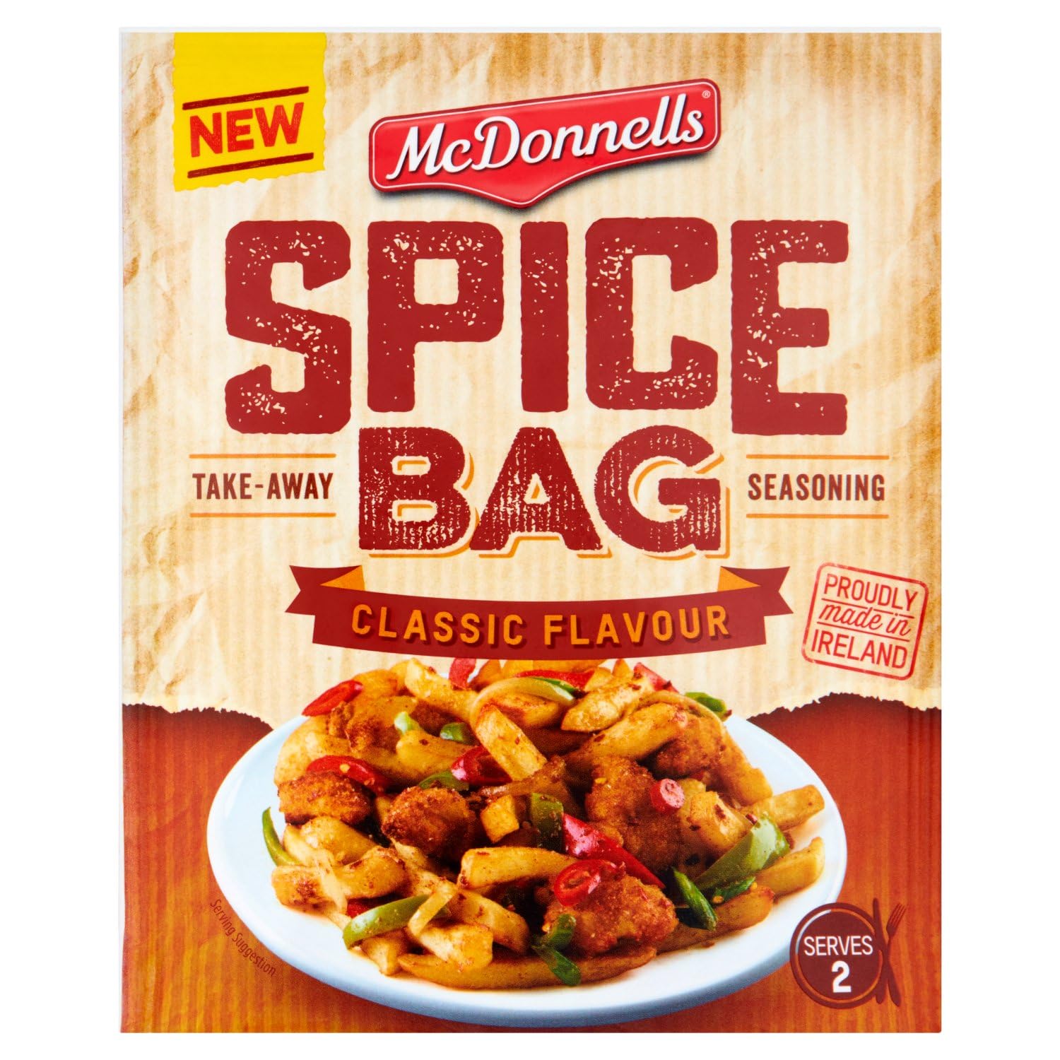 2 sachets of McDonnells Spice Bag Classic Flavour Seasoning Mix 40g each