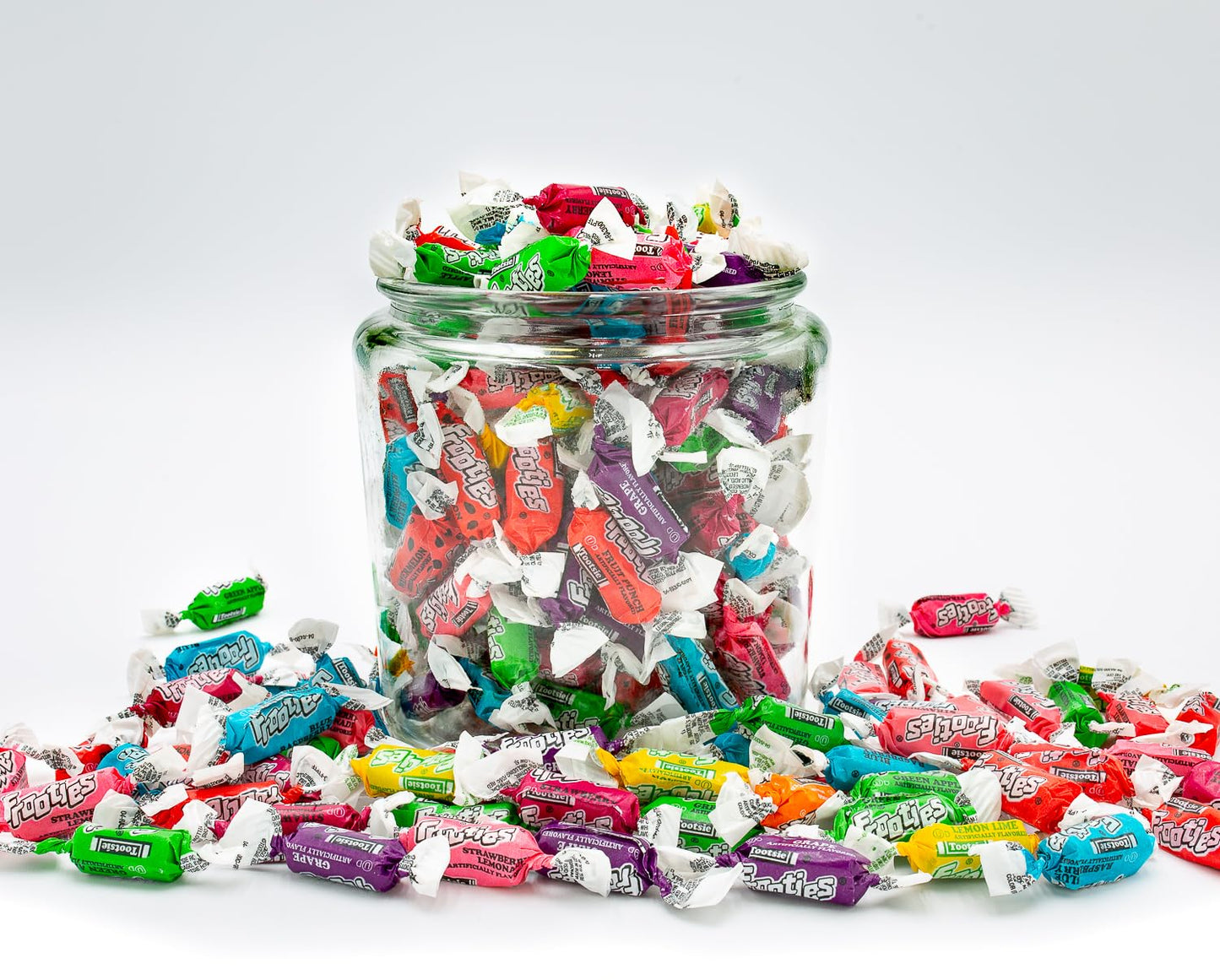 Tootsie Frooties Taffy Candy Assorted Mix (10 Flavors) - Tootsie Rolls Bulk Bag, Individually Wrapped, Fruit Chews, Gluten And P