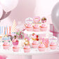 Ice Cream Birthday Party Decorations - Joybileefun 40Pcs Three Scoops Of Fun Birthday Decorations Cupcake Toppers 3Rd Birthday D