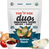 Top Fox Snacks Barbecue Ranch Sunflower Seeds and Pumpkin Seeds To Eat Duo (4 oz, Pack of 6) - Keto Friendly Snacks, Gluten Free