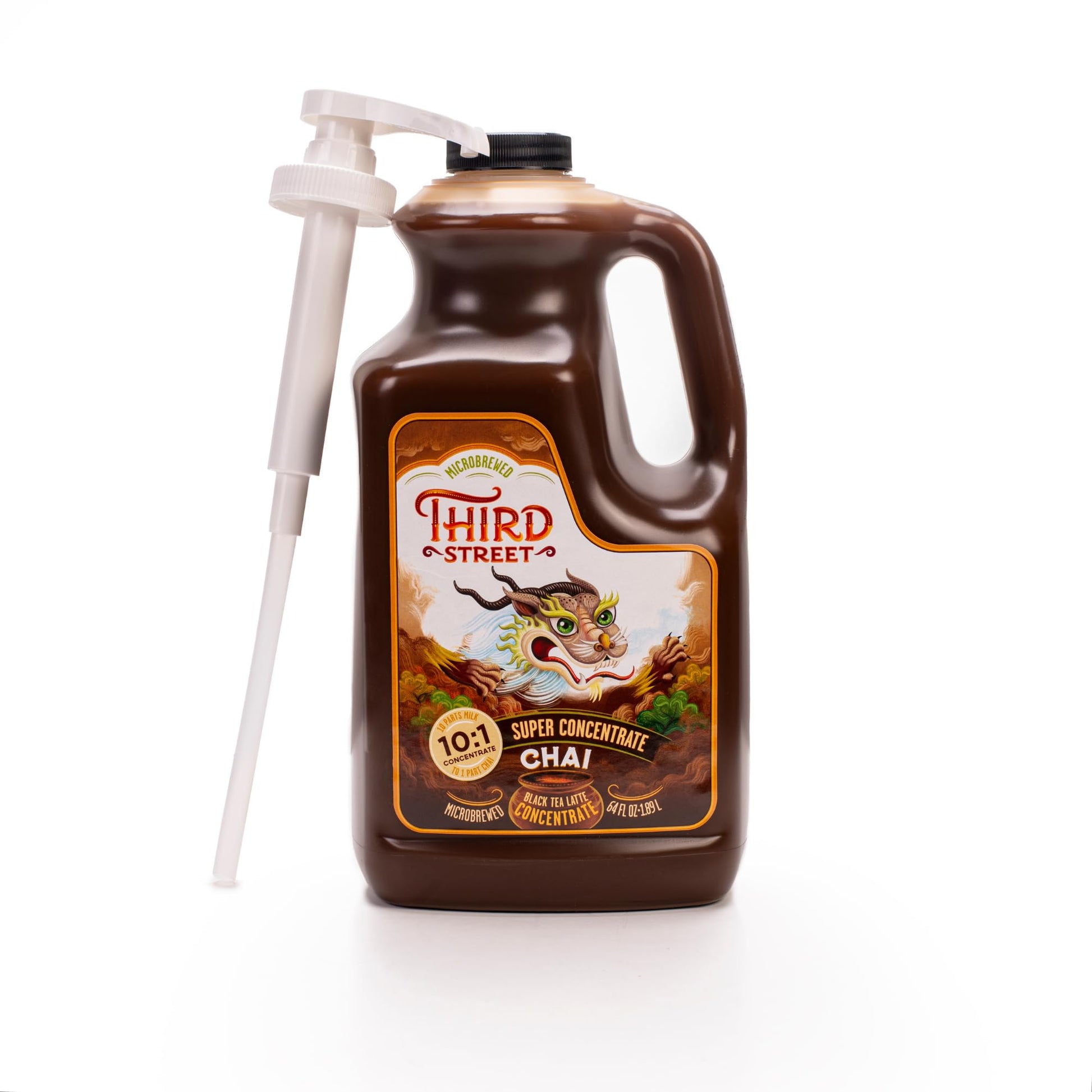 Third Street Chai Super Concentrate Chai 2-Pack, Black Tea Latte, 64 Fl. Oz. Each, Gluten Free, Non-GMO