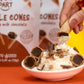 Just The Fun Part, Bite-Size Crispy Mini Waffle Cones With Enhanced Belgian Chocolate, Great For Snacks, Dessert, Grab & Go - Kosher, Milk Chocolate (Pack Of 6)