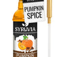 Syruvia Pumpkin Spice Syrup - Pumpkin Spice Coffee Syrup Flavor, 25.4 fl oz, Kosher, Gluten Free, Perfect for Coffee, Drinks, So