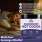 10 Mushroom Hot Cocoa for Sleep, Sugar Free Keto Cocoa Powder, Nighttime Drink,100mg Magnesium Glycinate, 100mg Gaba, 150mg L-Th