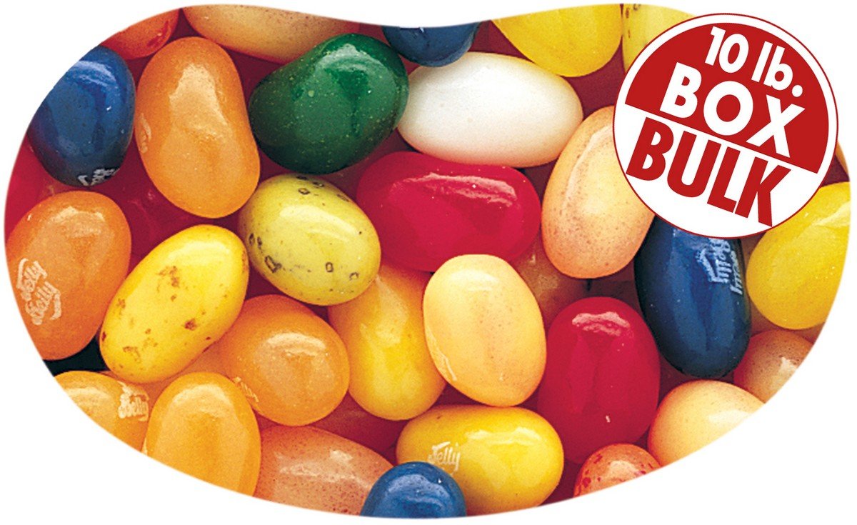 Jelly Belly Fruit Bowl Mix Jelly Beans - 10 Pounds of Loose Bulk Candy, 16 Assorted Fruit Flavors, Approximately 4000 Jelly Bean