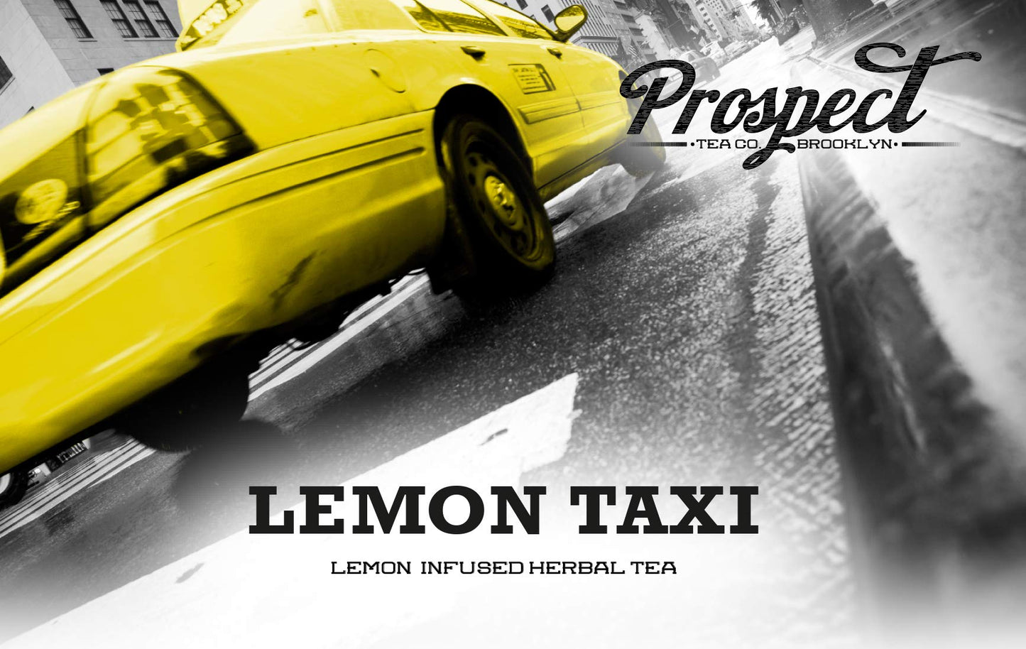 Prospect Tea Co. Herbal Tea Pods Compatible with K Cup malt-inspired, Decaffeinated Lemon Taxi, 40 Count, Model PTC LT40