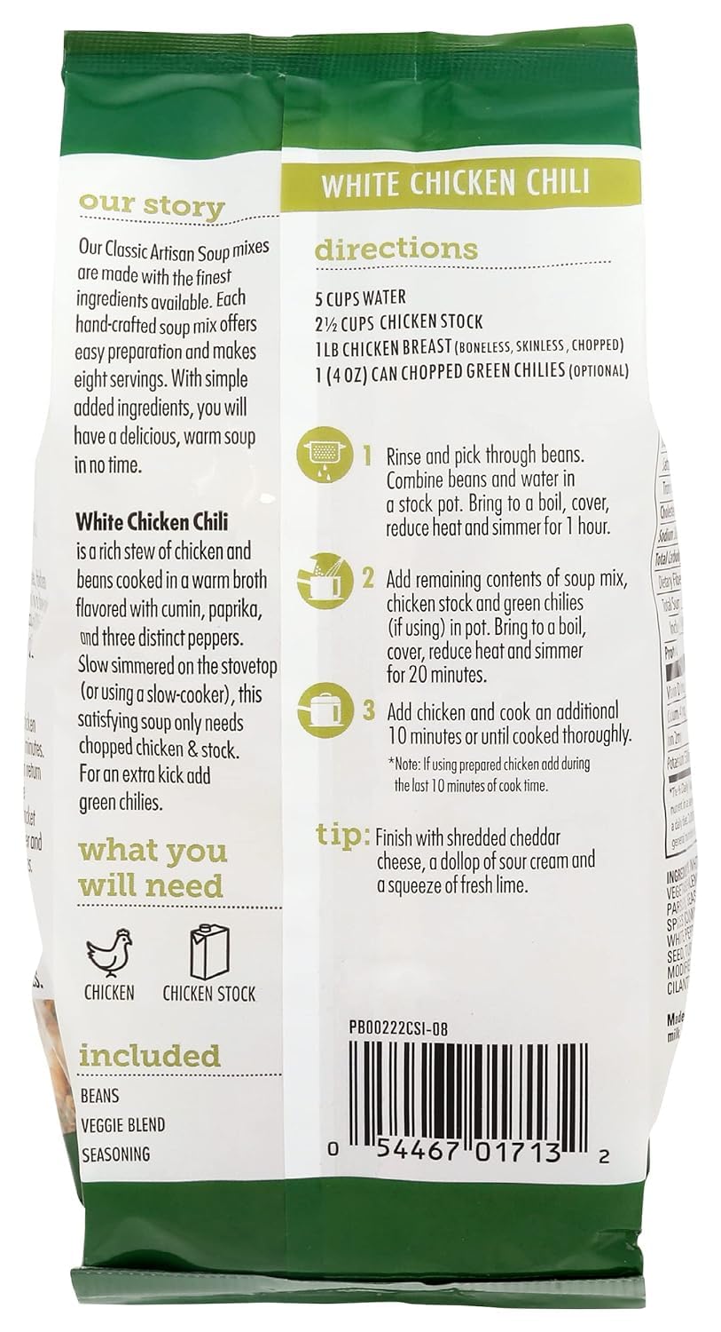 Canterbury Naturals Artisan Soup Mix, White Chicken Chili & Potato Corn Chowder, Non-Gmo (Variety Pack)
