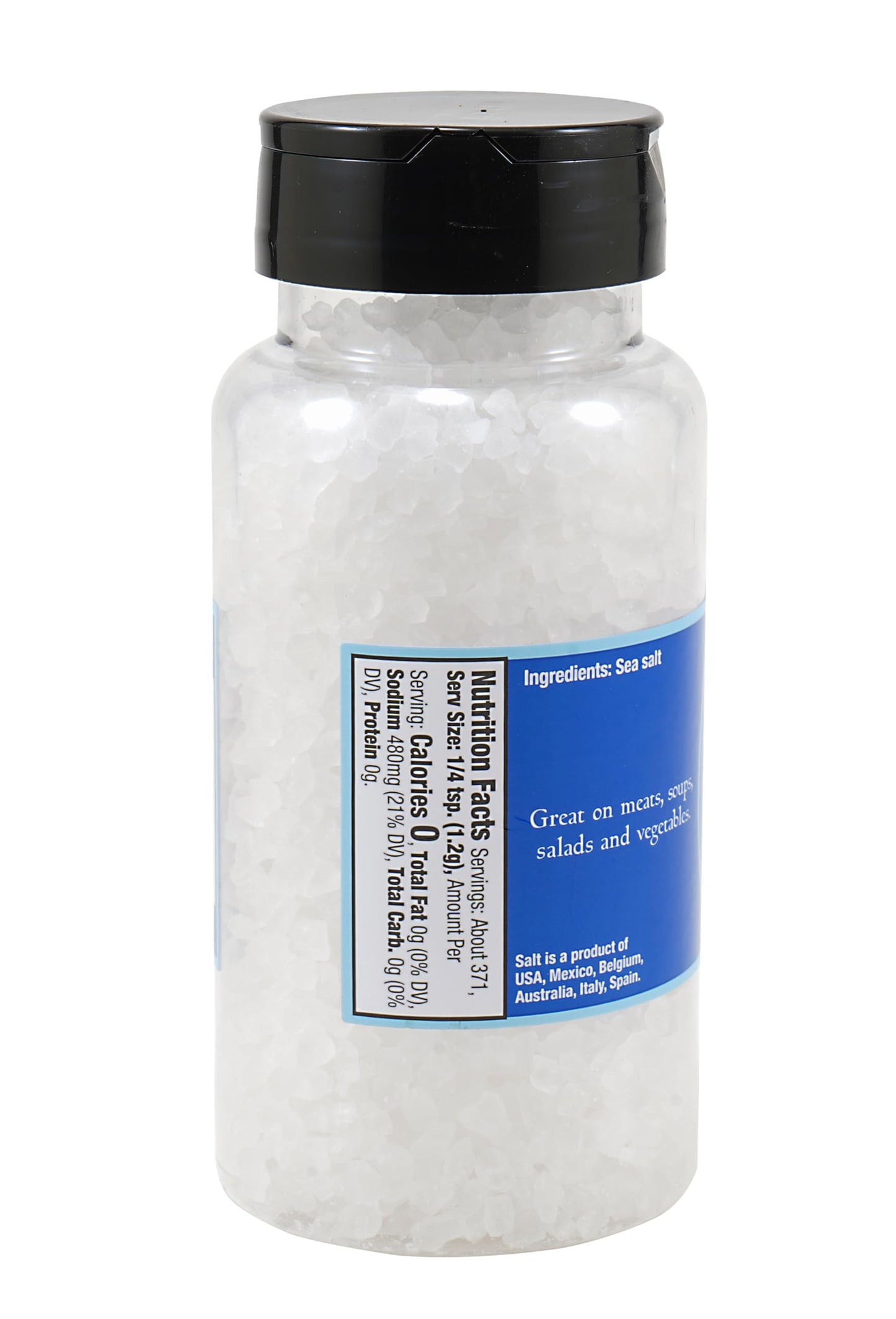 OLDE THOMPSON Sea Salt Refill for Grinders, Coarse Grain, 15.7 Ounce, Model 1400-08