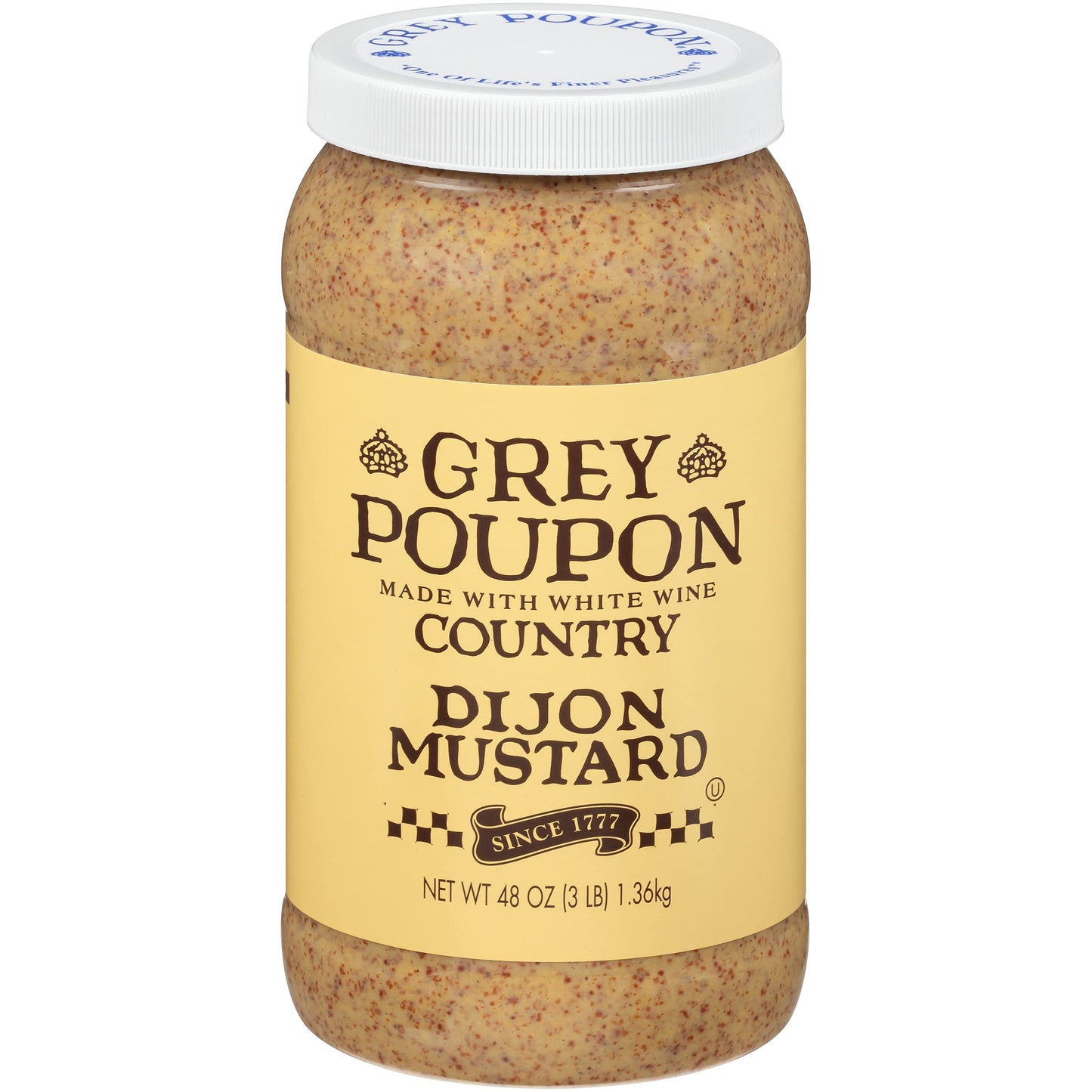 Grey Poupon Country Dijon Mustard (48 Oz Jars, Pack Of 6)