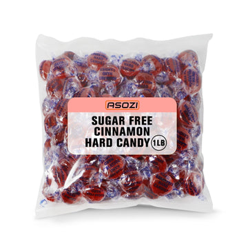 Arcor Sugar Free Cinnamon Hard Candy- 1lb Bulk Sugar Free Hard Candy, Cinnamon Discs Individually Wrapped Keto And Diabetic Frie