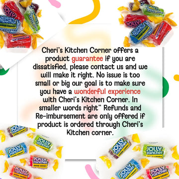 Cheri'S Kitchen Corner Jolly Ranchers Of Assorted Variety Individually Wrapped Hard Candy To Celebrate July 4Th,Birthdays, Hallo