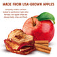 Simple Slices Gourmet Nut Baked Apple Chips, Usa Grown Sliced Dried Apples, Adults & Kids Vegan Snack, Naturally Sweet, No Added