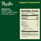 Pacific Foods Organic Turkey Broth, 32 Oz Carton (12 Pack)