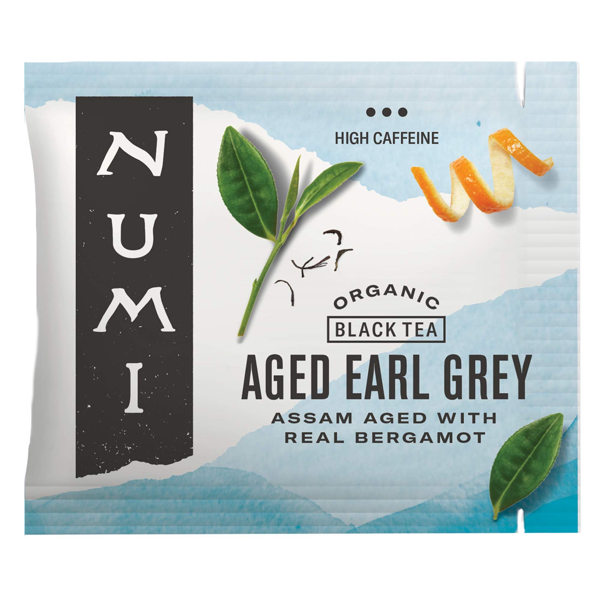 Numi Organic Aged Earl Grey Tea, 100 Tea Bags, Black Tea With Bergamot Orange, Caffeinated