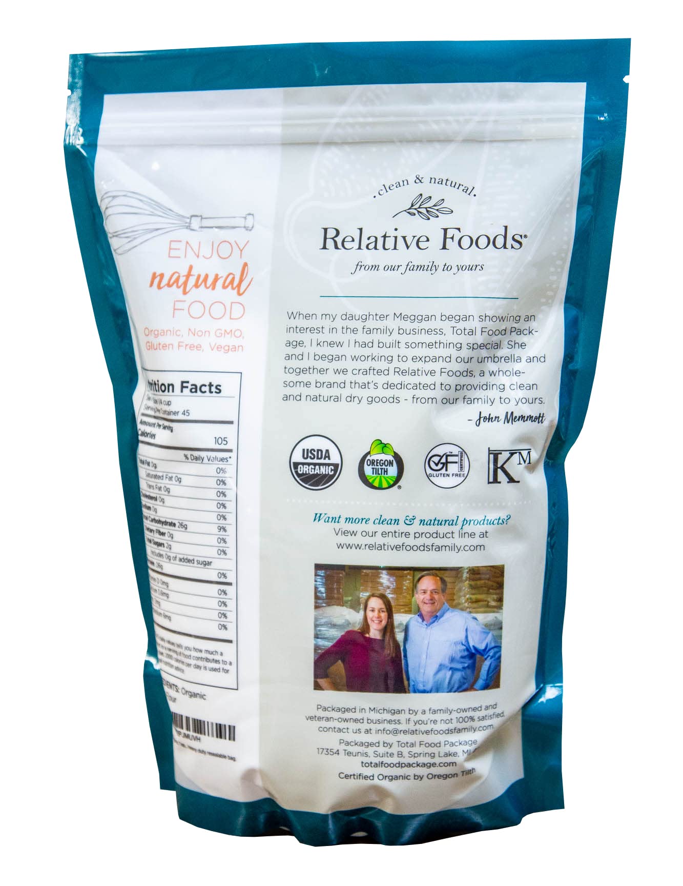 Organic Tapioca Flour (3lbs.) - Natural Food Thickener for Soups, Sauces, & Pies - Non-GMO, Vegan, Allergan & Gluten Free Tapioc