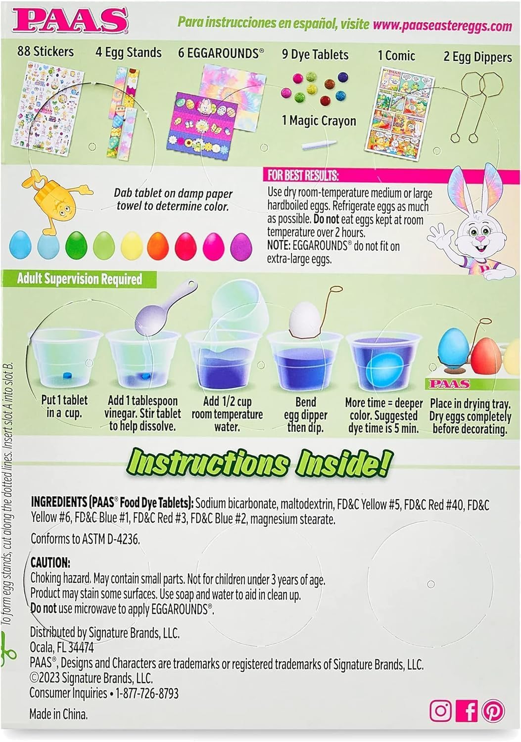 Paas Egg Decorating Kit Super Set: Deluxe And Marble - America'S Favorite Easter Tradition