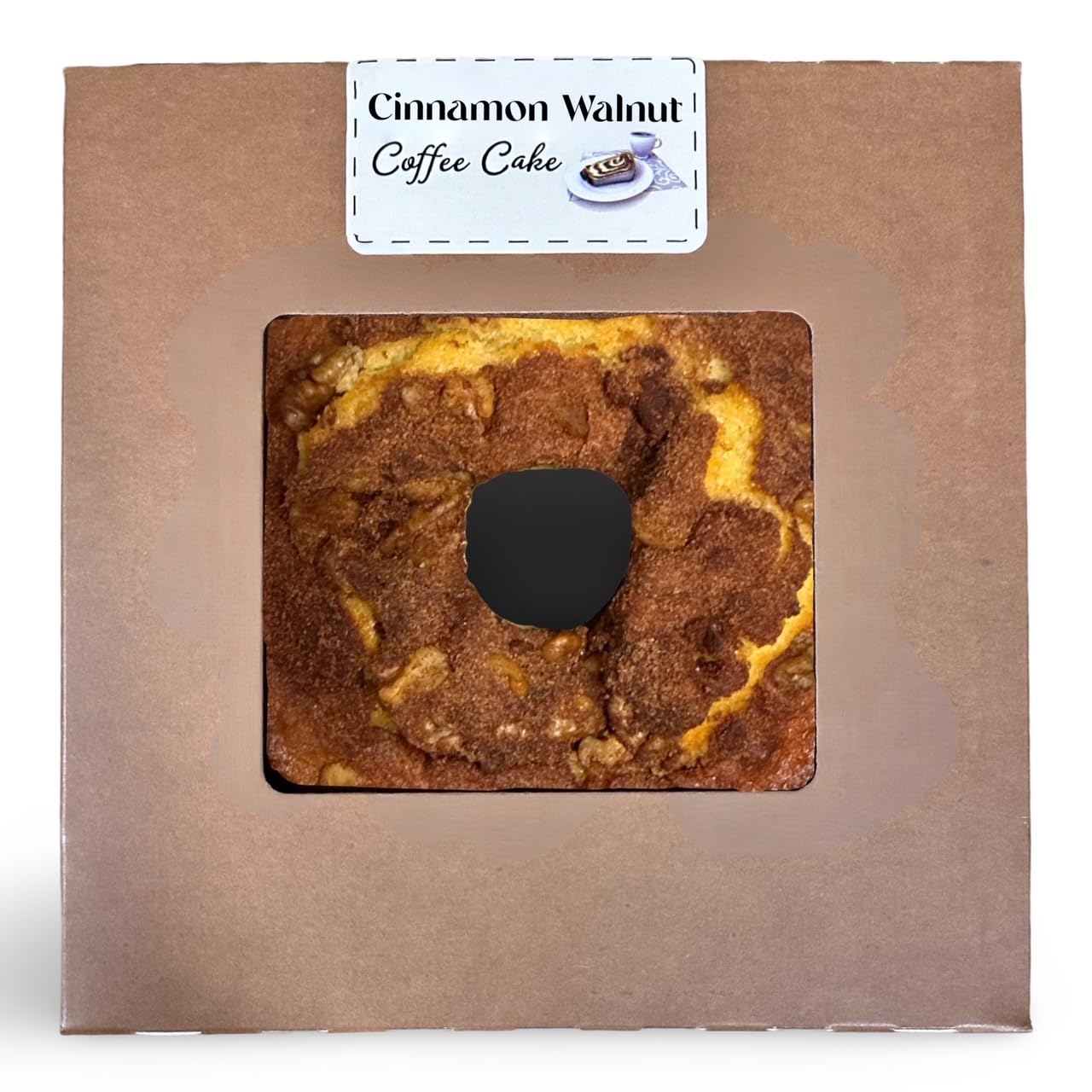 Carlottas Bakery Authentic New York Round Coffee Cakes (24 Oz, Chocolate Marble)