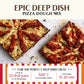 Urban Slicer Pizza Kit - Epic Deep Dish Style Crust with Pizza Sauce