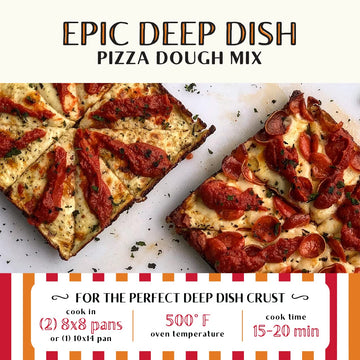 Urban Slicer Pizza Kit - Epic Deep Dish Style Crust with Pizza Sauce