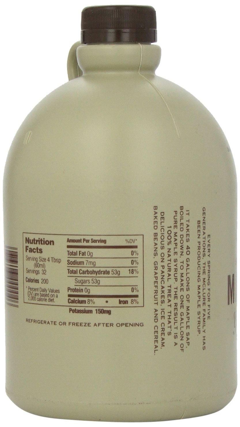 McLures Pure Maple Syrup, 64 Ounce
