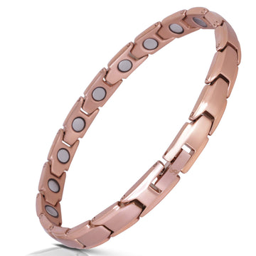 Smarter Lifestyle Elegant Titanium Magnetic Bracelet For Women - Adjustable Bracelet Length With Sizing Tool For Perfect Fit, Wo