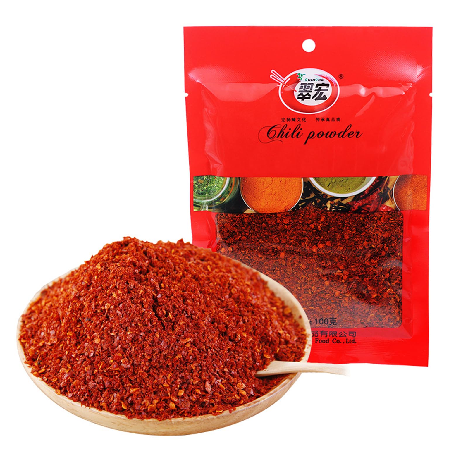 Chinese Sichuan Red Chili Powder 100G/3.52 Oz  Oriflavor Blendal Imported Of Szechuan  China