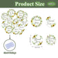 Fyeoxle Edible Sunflowers Cupcake Toppers, Wafer Paper, 1.77 inches, Floral Cake Decor for Weddings and Baby Showers