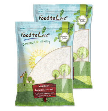Food to Live Shredded Coconut, 10 Pounds - Unsweetened Coconut Flakes, Desiccated, Kosher, Vegan, Bulk. No Sulfites Added. Rich 
