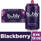 bubly Sparkling Water, Blackberry, Zero Sugar & Zero Calories, Seltzer Water,12 Fl Oz Cans (Pack of 8)