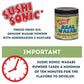 Sushi Sonic 51% Real Wasabi Powder, for Sushi, Sashimi, Snack Topping, No Dyes or Fillers, 2 oz jar