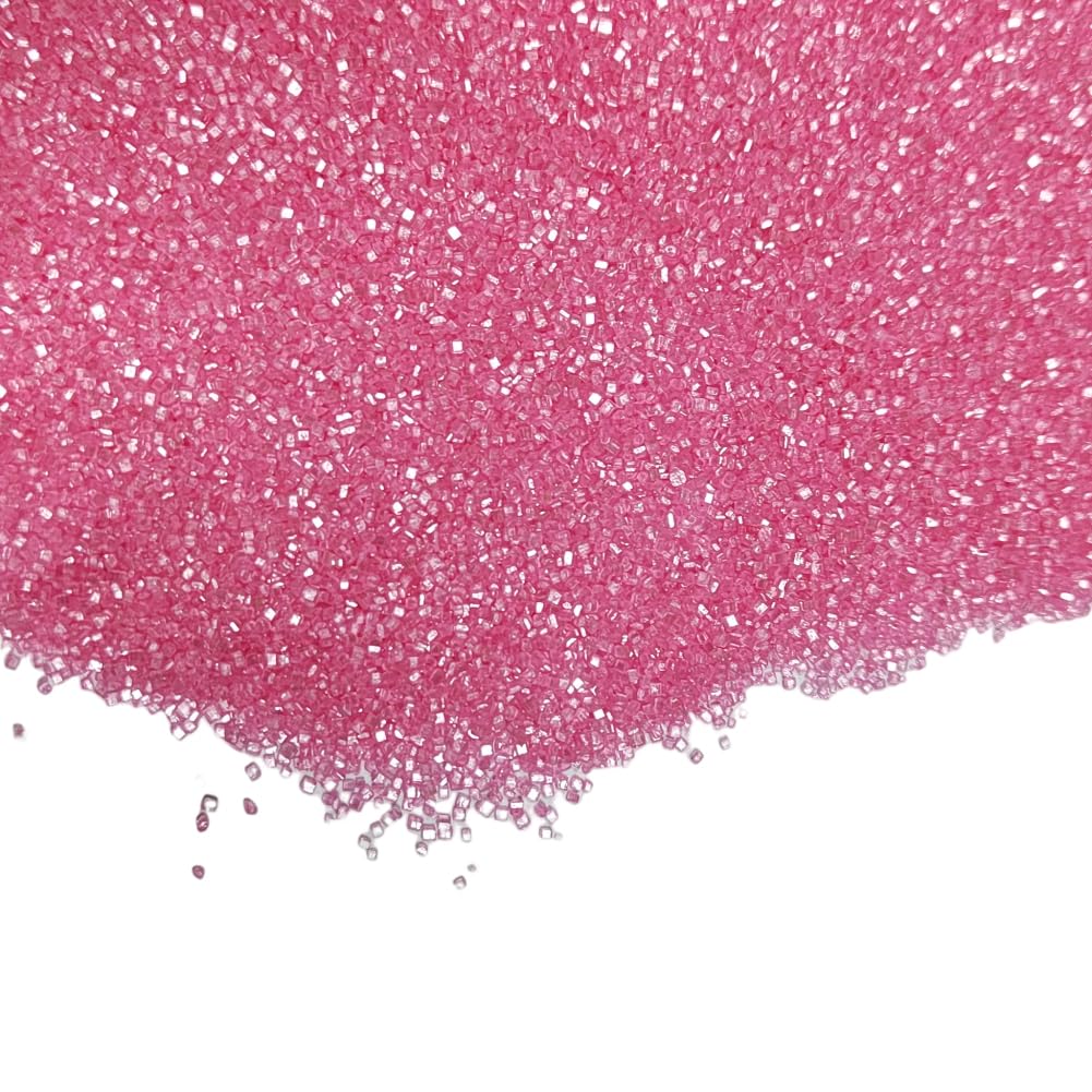 Ephvodi Sanding Sugar, Edible Pink Sugar Sprinkles, Sugar Crystals Mix For For Cake Decorating, Baking, Cookie, Cupcake, Ice Cre