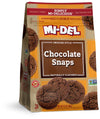 Mi-Del Chocolate Snap Cookie - Non GMO Certified, 0g Trans Fat Gluten Free Cookies (Pack of 1)
