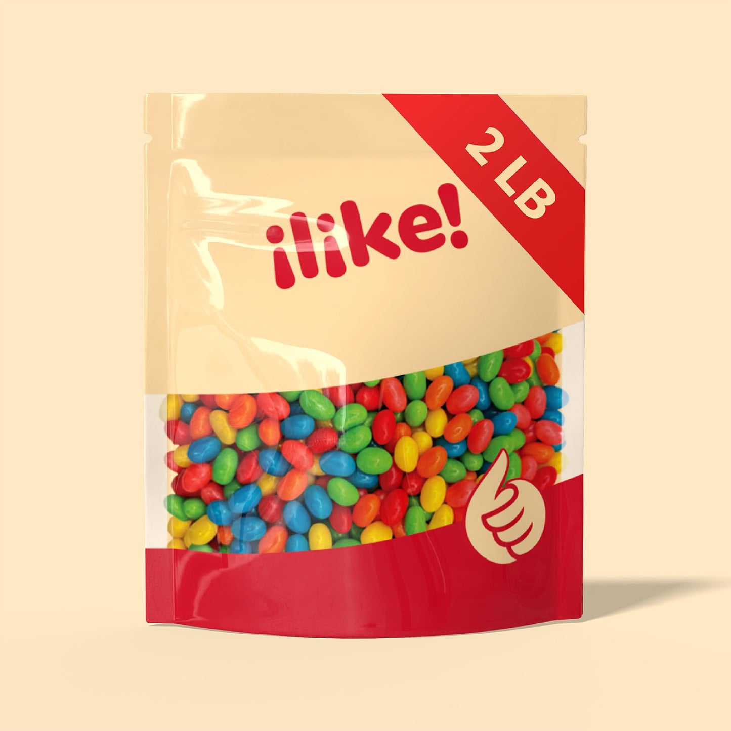 Jelly Beans Candy | 2-Pound Pack | Assorted Fruit Flavors | Mini Size