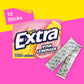 Extra Gum Pink Lemonade - Sugar-Free Chewing Gum, 15 Sticks per Pack, Bulk Box of 10 Packs, Total 150 Sticks