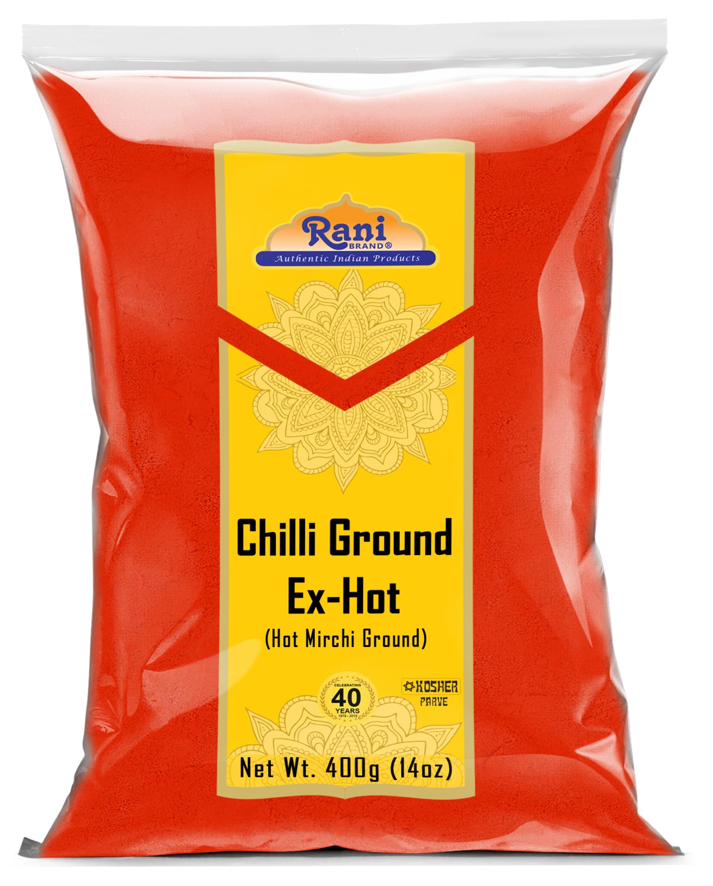 Rani Extra Hot Chilli Powder Indian Spice 14oz (400g) ~ All Natural | No Color added | Gluten Friendly | Vegan | NON-GMO | Koshe
