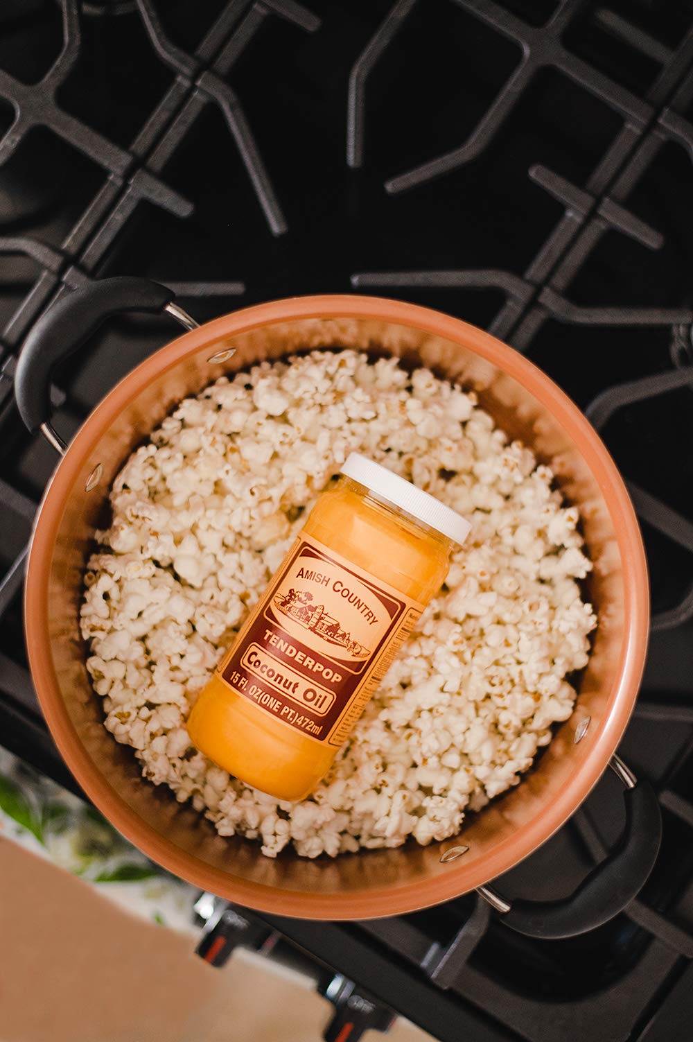 Amish Country Popcorn | Coconut Oil | Vegan, Tree Nut And Peanut Free | Old Fashioned, Non-Gmo And Gluten Free (15 Oz)