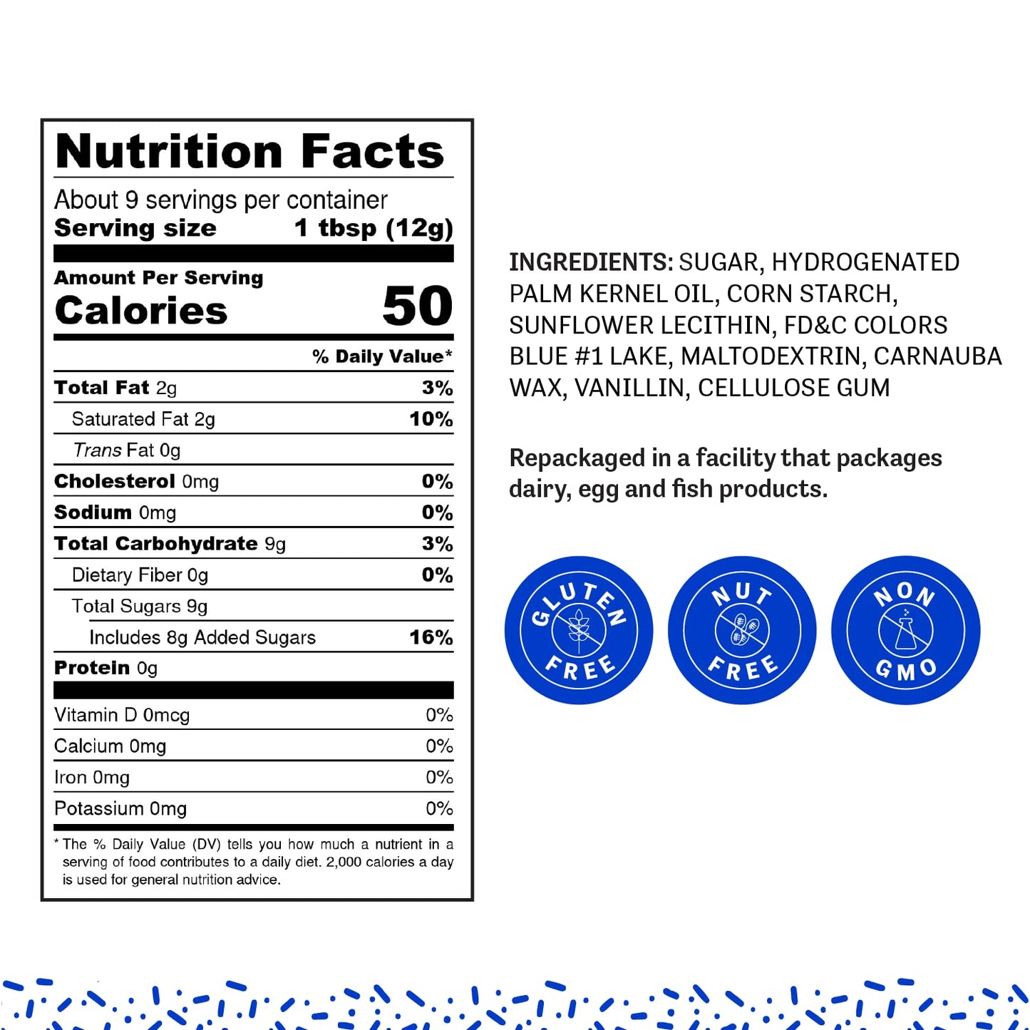 Judee'S Blue Sprinkles 4 Oz - Gluten-Free And Nut-Free - Brighten Up Your Baked Goods - Great For Cookie And Cake Decoration - U
