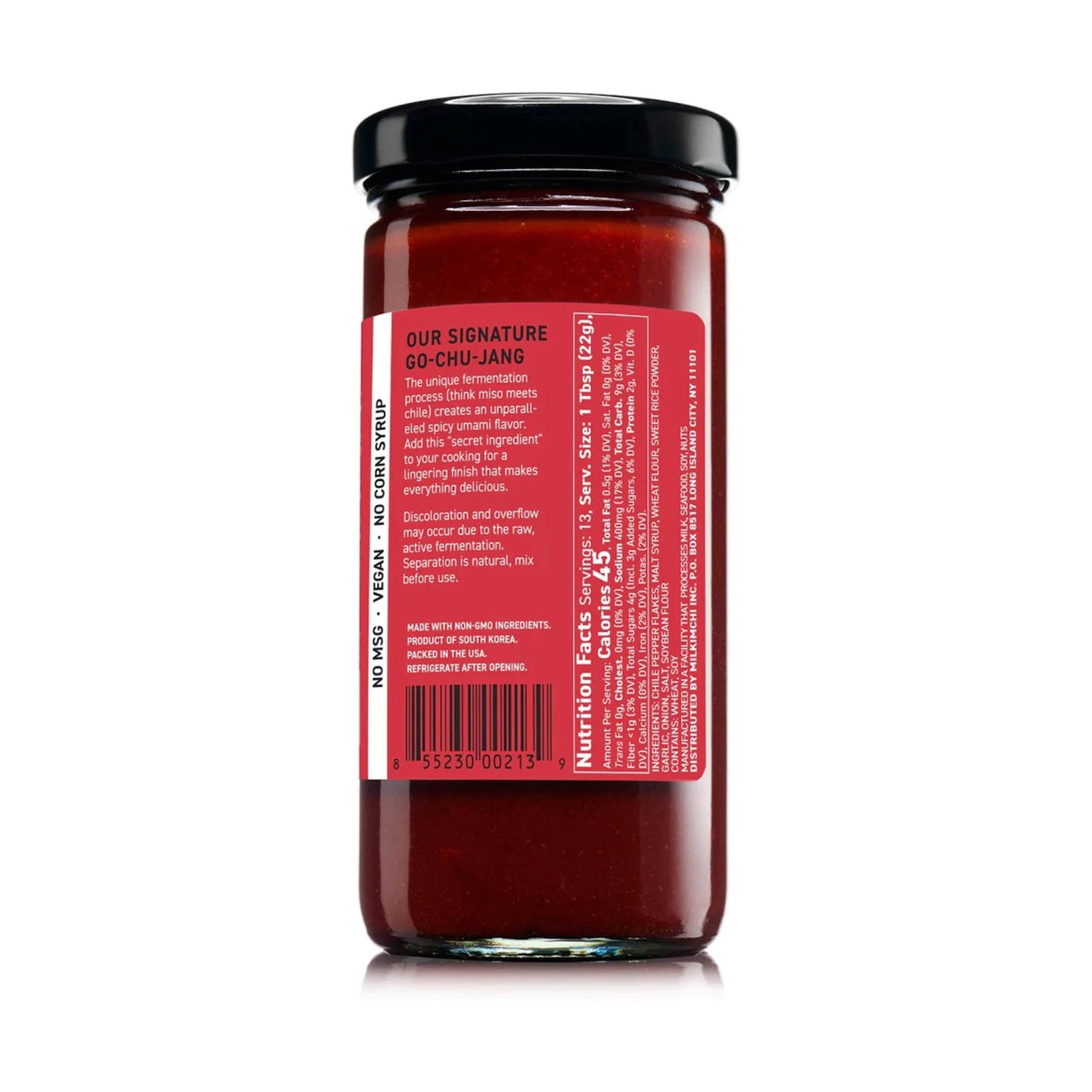 Mother-in-Laws Gochujang Fermented Chile Paste, Vegan, Mild Heat, 10 Ounce